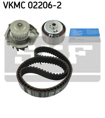 VKMC 02206-2 SKF - Насос охолоджуючої рідини + комплект зубчатого ремня1